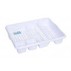 Wham High Grade Ice White Large Plastic Dish Drainer Wham High Grade Ice White Large Plastic Dish Drainer